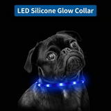 3PCS Green USB Rechargeable LED Pet Collar Set – 70cm Cuttable Silicone Glow Dog Collar with 12 LED Beads, 3 Flash Modes and Secure Buckle Design, Night Safety Glow Necklace for Dogs and Cats Walking In Australia - Darrahopens