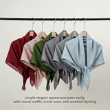 Black 90 x 90cm Women Solid Colour Square Scarf - Lightweight Polyester Head Scarf and Shawl Wrap, Soft Casual Neck Scarf for Travel, Hair Styling and Everyday Layering