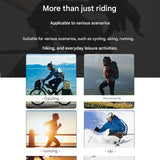 2 Pairs Black M size Winter Cycling Gloves Set - Windproof Thermal Touchscreen Sports Gloves with Water Resistant Design for Cycling, Running, Skiing and Outdoor Activities