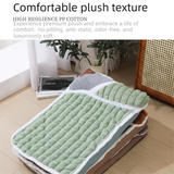 2-piece M size Green Pet Winter Comfort Bundle – 55*45cm Plush Pet Blanket and 50*35cm Thickened Pet Sleeping Bed Set for Dogs and Cats, Double-Sided Warm Blanket with Soft Plush Bed Cushion