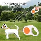 Green 3M Automatic Retractable Dog Leash –Extendable Pet Lead with One-Button Brake Lock, Tangle-Free 360° Nylon Strap, Durable ABS Housing for Dogs and Puppies