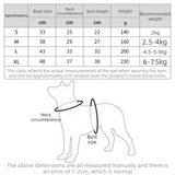 Grey L size Winter Dog Jumpsuit Coat – Waterproof Four-Leg Pet Jacket with Reflective Harness Clip, Windproof Warm Padded Puppy Snowsuit, Adjustable Polyester Dog Clothing for Small to Medium Dogs