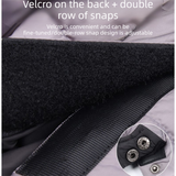 3-Piece Grey Winter Pet Outdoor Travel  Set – grey m size Reflective Dog Puffer Jacket, grey 3m Retractable Leash & grey Portable Foldable Dog Bed