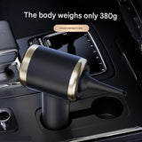 Black Handheld Cordless  Vacuum Cleaner Air Duster 4-in-1 Mini Vacuum Blower Rechargeable Portable Auto Home Cleaning Tool