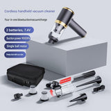 Portable Cordless Handheld Vacuum Cleaner & 9-piece Vacuum Storage Bag Set, 4-in-1 Air Duster, Vacuum Pump and Suction Cleaner with Reusable Compression Bags for Home and Travel