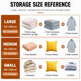 6 Pack Vacuum Storage Bags and  Wireless Electric Pump and Renewable Mini Dehumidifier Bundle, Travel Compression Storage Set for Clothes, Blankets and Bedding
