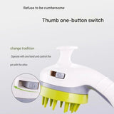 Blue Pet Bathing Shower Sprayer Brush with Water  Control Switch Control Dog Grooming Massage Shampoo Rinse Tool