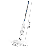White Cordless Handheld Vacuum Cleaner with Extension Wand -  Wireless Home, Car and Pet Hair Vacuum, USB Rechargeable Lightweight Dust Mite Cleaner
