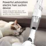 White Cordless Handheld Vacuum Cleaner with Extension Wand -  Wireless Home, Car and Pet Hair Vacuum, USB Rechargeable Lightweight Dust Mite Cleaner