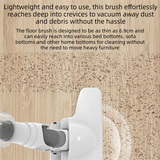 White Cordless Handheld Vacuum Cleaner with Extension Wand -  Wireless Home, Car and Pet Hair Vacuum, USB Rechargeable Lightweight Dust Mite Cleaner