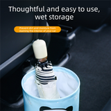 Black Car Trash Can - Foldable Dual-Layer Waterproof Car Garbage Bin , Space-Saving, Easy Clean, Portable Storage for Vehicle Interior, Durable Faux Leather Material