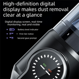 Silver and Orange Cordless Handheld Vacuum Cleaner 17000Pa High Suction Portable Rechargeable 5 in 1 Car Home Cleaning Device Multi Function Dust Removal Tool Lightweight Easy Clean ECO MAX Modes