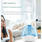 Blue 1.5L Ultrasonic Humidifier with 360° Rotating Mist Nozzle, Quiet Aroma Diffuser & 7-Color Night Light, ABS Desktop Air Moisturizer for Bedroom, Office & Home