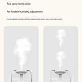 Black 650ML USB Mini Humidifier with Aromatherapy Function, Cool Mist Air Humidifier for Bedroom, Home Office, Quiet Large Mist Output Diffuser with Night Light