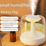2 pcs Relaxing Winter Set - Beige Nursing Cape and White Mini Humidifier Soothing – Soft Postpartum Shawl & 650ml USB Air Humidifier for Home Comfort，Relax Self Care Present for Women