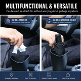 2 pcs Car interior essentials set-Green Car Air Vent Aroma Diffuser &Black Hanging Storage Bin- hanging storage container that is convenient to use and Compact