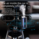 2 pcs Car interior essentials set-Green Car Air Vent Aroma Diffuser &Black Hanging Storage Bin- hanging storage container that is convenient to use and Compact