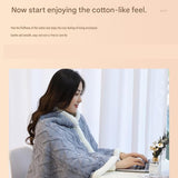 Blue 90×140cm Textured bar knit pattern Sherpa Fleece and Taffeta Throw Blanket – Soft Loungewear Shawl, Warm Office & Sofa Wrap for Winter Comfort