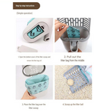 All-in-one Cat Litter Scoop Includes 2 rolls of trash bags- Detachable High-Capacity Waste Storage Bin with Garbage Bags, PP Material Cat Cleaning Tool for Efficient Litter Box Maintenance In Australia - Darrahopens
