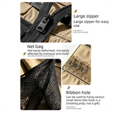 Brown Car Seat Back Organizer - 210D Oxford Cloth, Water-Resistant & Multi-Pocket Design - Space-Saving Storage for Cars, Camping & Home Use In Australia - Darrahopens