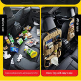 2 pcs Brown Car Seat Back Organizer - 210D Oxford Cloth, Water-Resistant & Multi-Pocket Design - Space-Saving Storage for Cars, Camping & Home Use In Australia - Darrahopens