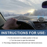 Electromagnetic Car Ice Remover - Solar Powered Molecular Interference De-icer for Windshield Frost and Snow Prevention, Compact Portable Dashboard Gadget for Winter Driving Safety In Australia - Darrahopens