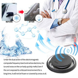 Electromagnetic Car Ice Remover - Solar Powered Molecular Interference De-icer for Windshield Frost and Snow Prevention, Compact Portable Dashboard Gadget for Winter Driving Safety