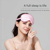 Champagne gold Imitation Silk Sleep Eye Mask - Soft Breathable Light Blocking Design with Elastic Strap for Travel, Nap, and Night Sleep Comfort