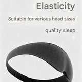 Sleep Aid Combo Set - Blue Portable Microcurrent Handheld Device and Grey 3D Zero Pressure Eye Mask with Earplugs, USB Rechargeable  Relaxation Tool for Travel and Home Use