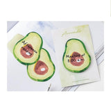 3 Packs  Orange Design Fruit Shaped Sticky Notes - Cute Memo Pads for Journaling Office School - Reusable Adhesive Labels Gift Ready