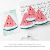 3 Packs Watermelon Design Fruit Shaped Sticky Notes - Cute Memo Pads for Journaling Office School - Reusable Adhesive Labels Gift Ready In Australia - Darrahopens