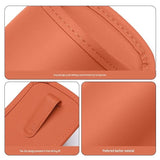 Red Universal Car Door Cup Holder - PU Leather Hanging Storage Organizer for Seat Back and Console side and Door storage compartment - Multi-Purpose Beverage Pocket with Secure Clip Design for Travel and Commute
