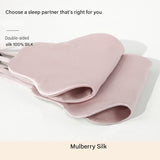 Black Mulberry Silk Sleep Eye Mask - Cloud Shaped Blackout Blindfold with Adjustable Strap, Lightweight Travel and Nap Essential for Sensitive Skin In Australia - Darrahopens