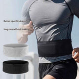 Black S Size Running Waist Belt - High Stretch Spandex Nylon Blend, 360-Degree Storage Pocket, Breathable Mesh Design for Running and Gym Use In Australia - Darrahopens