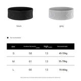 Comfortable Outdoor Sports Set-Grey L Size Running Waist Belt and Grey L Size High-Waisted Yoga Leggings  - Breathable Spandex Blend, Side Pockets for Phone and Keys, Lightweight Fitness Gear for Running and Gym