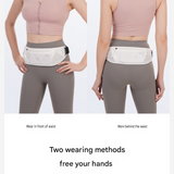 Black Running Waist Pack—Made of waterproof nylon with an adjustable strap (fits waist sizes 60–110 cm); features a three-pocket design to store a phone and keys, includes reflective strips for safety during night runs, and is suitable for running, mounta