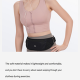 Red Running Waist Pack—Made of waterproof nylon with an adjustable strap (fits waist sizes 60–110 cm); features a three-pocket design to store a phone and keys, includes reflective strips for safety during night runs, and is suitable for running, mountain