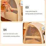 White Breathable Pet Carrier Backpack - Nylon Cat Travel Bag with Large Clear Window, 3-in-1 Carry Design for Cats Under 6kg and Small Dogs