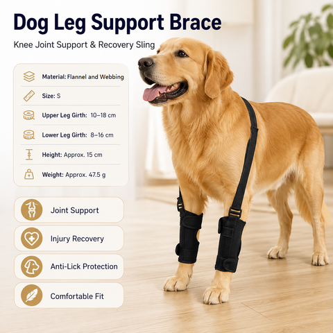 S  Size Dog Knee Brace and Leg Support Sleeve - Protective Wrap, Lightweight Anti Licking Cover for Walking and Supervised Daily Pet Care In Australia - Darrahopens