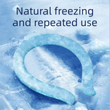 Lemon Instant Cool PCM Neck Ring - 28°C Phase Change Material for Sweat-Free Relief - Ultra-Light 135g Comfort for Sports, Office, and Summer Travel