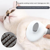 Siamese Cat Complete Cat Care Set - One-Touch Deshedding Brush, Stainless Steel Nail Clipper & Fur Collection Locket