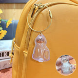 Transparent cat Complete Cat Care Set - One-Touch Deshedding Brush, Stainless Steel Nail Clipper & Fur Collection Locket