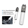 Black Mini Wireless Handheld Vacuum Cleaner——Wireless Mini Dust Cleaner with Strong Suction, USB Type C Charging and Multi Purpose Cleaning Attachments