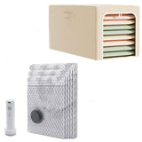 49L Large-Capacity Fabric Storage Bin & 6-Piece Vacuum Compression Bag Set — Reusable Compression Storage Combo Kit