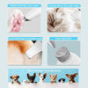 Pet Hair Clipper and Nail Grinder Kit Electric Dog Cat Grooming Trimmer with Multiple Heads and Digital Display