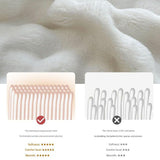 Light camel Luxury Bubble Fleece Throw Blanket 180x200cm Sofa Couch Bed Blanket with FREE Pair of Flower Curtain Tiebacks, Soft Plush Textured Home Throw for Living Room Bedroom Decor
