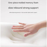 Blue Memory Foam Reading Pillow & Back Support Cushion with Adjustable Wedge, Ergonomic Neck and Lumbar Support for Bed, Sofa, Reading, Gaming and Relaxation