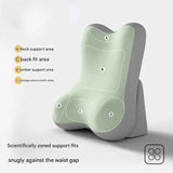 Beige Memory Foam Reading Pillow & Back Support Cushion with Adjustable Wedge, Ergonomic Neck and Lumbar Support for Bed, Sofa, Reading, Gaming and Relaxation