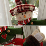 Christmas Home Comfort Set with Flannel Throw Blanket 130x150cm, Plush Indoor Slippers AU 12-13 and Snowman Curtain Tiebacks Set of 2, Festive Holiday Gift Bundle