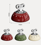 Green 60-Minute Magnetic Mechanical Kitchen Timer Countdown Clock for Cooking, Study, Productivity and Time Management